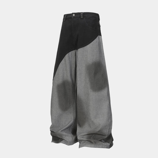 Two-Tone Fade Wash | Wide Jeans - Effortless Style for Every Occasion