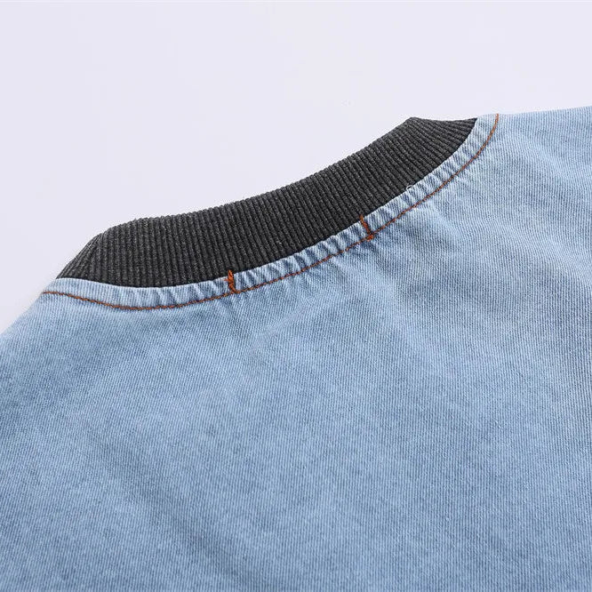 Heritage Patch Denim T-shirt