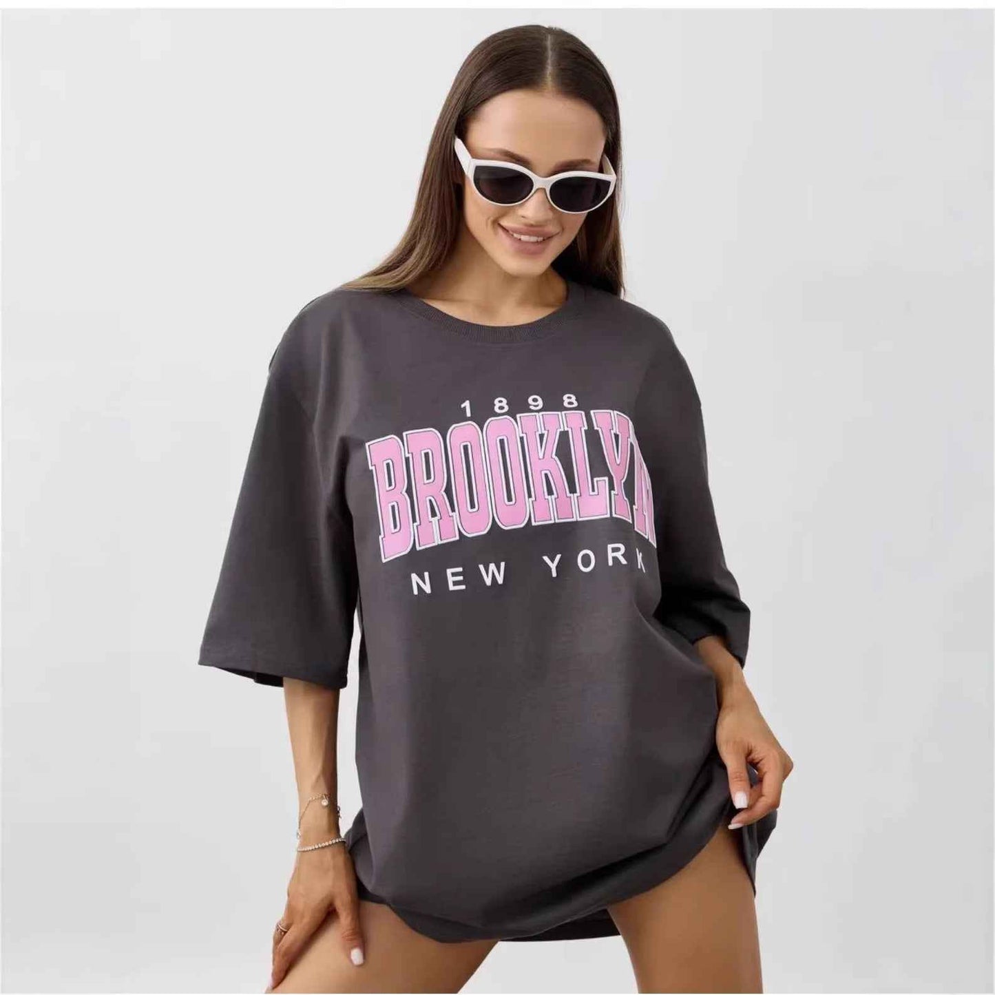Loose short sleeved top