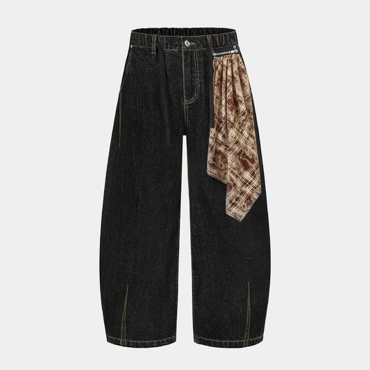 Scarf Detail | Denim Jeans