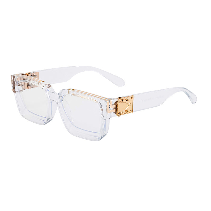 Millionaire Style Sunglasses Men Fashion Trendy Sunglasses Women High-End Square Frame Sunglasses