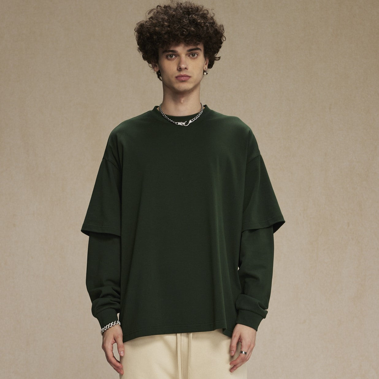 Layered Sleeve Design | Long Sleeve T-Shirt