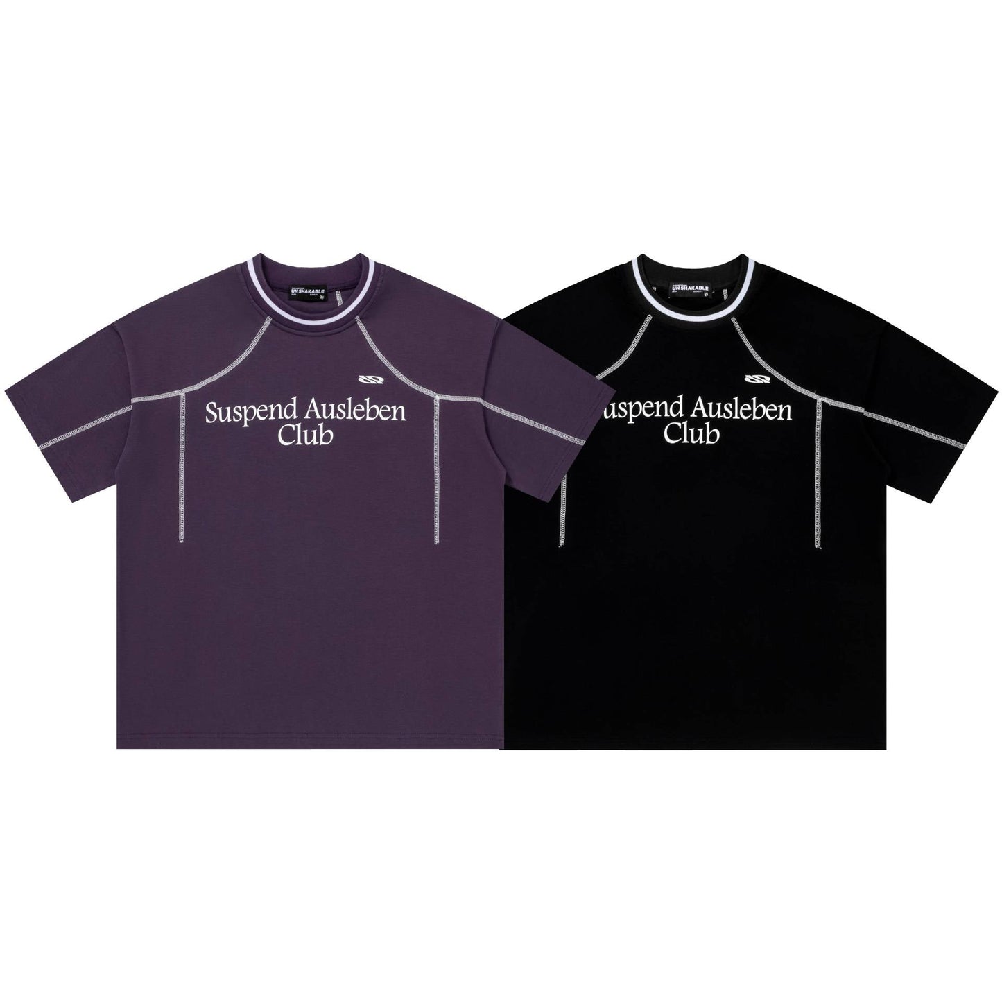 Letter printed short sleeved shirt