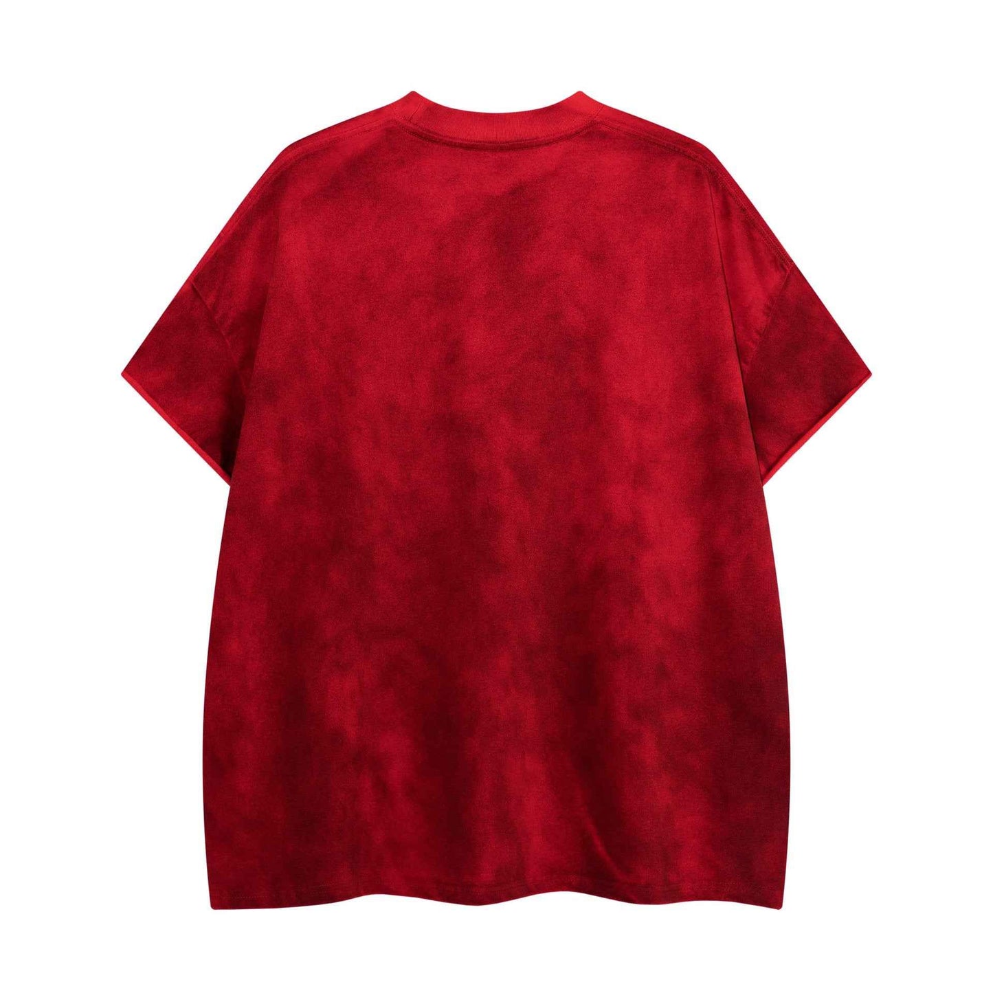 Tie dye embroidery to make old short sleeves