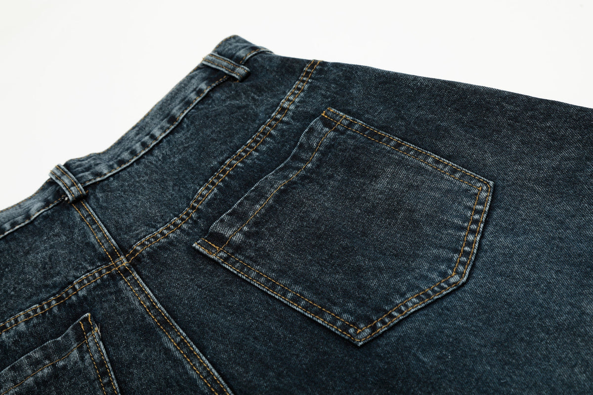 Star Patch Destroyed | Baggy Jeans - Ultimate Comfort Meets Style - OMYGOODS