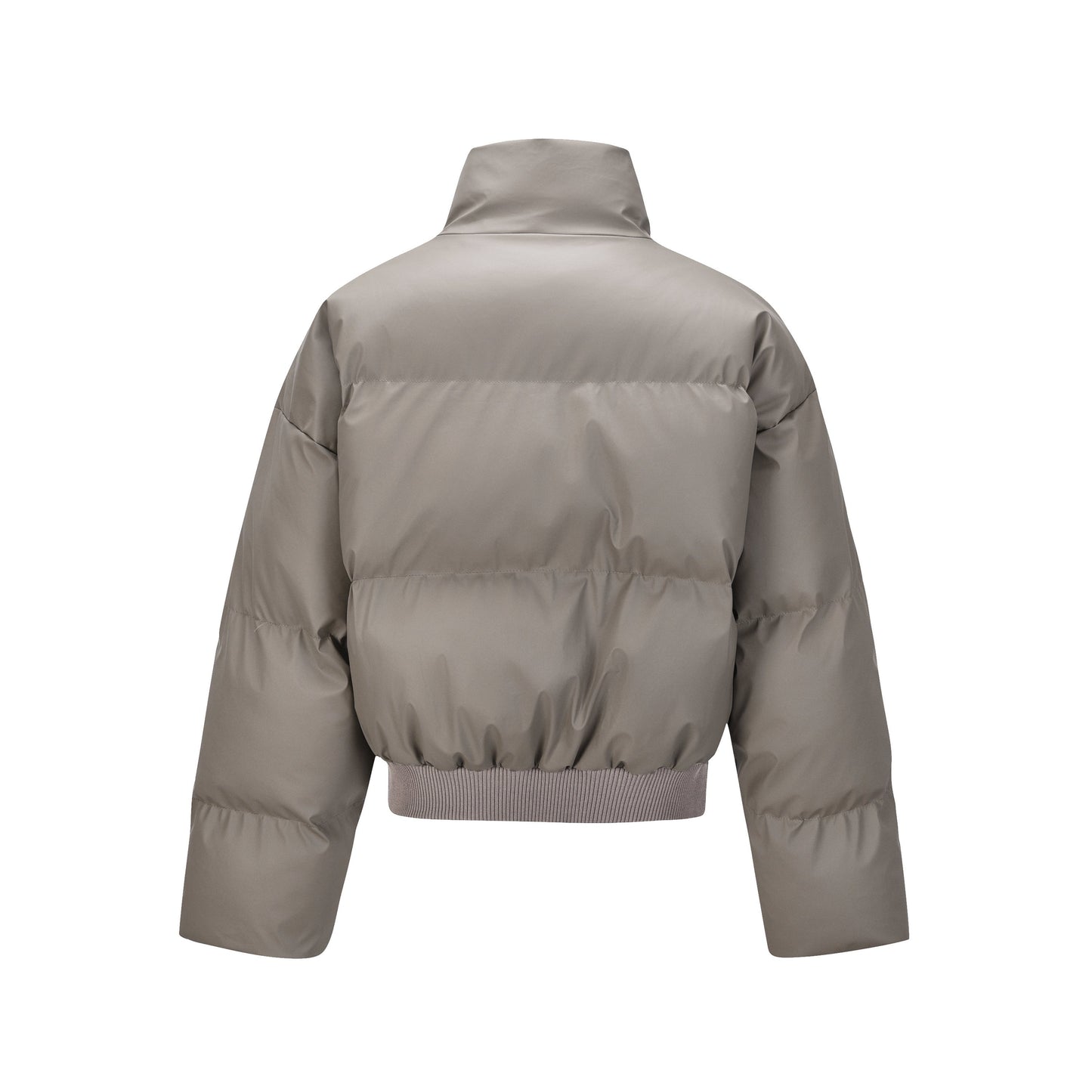 Clean Quilted|Padded Cropped Puffer
