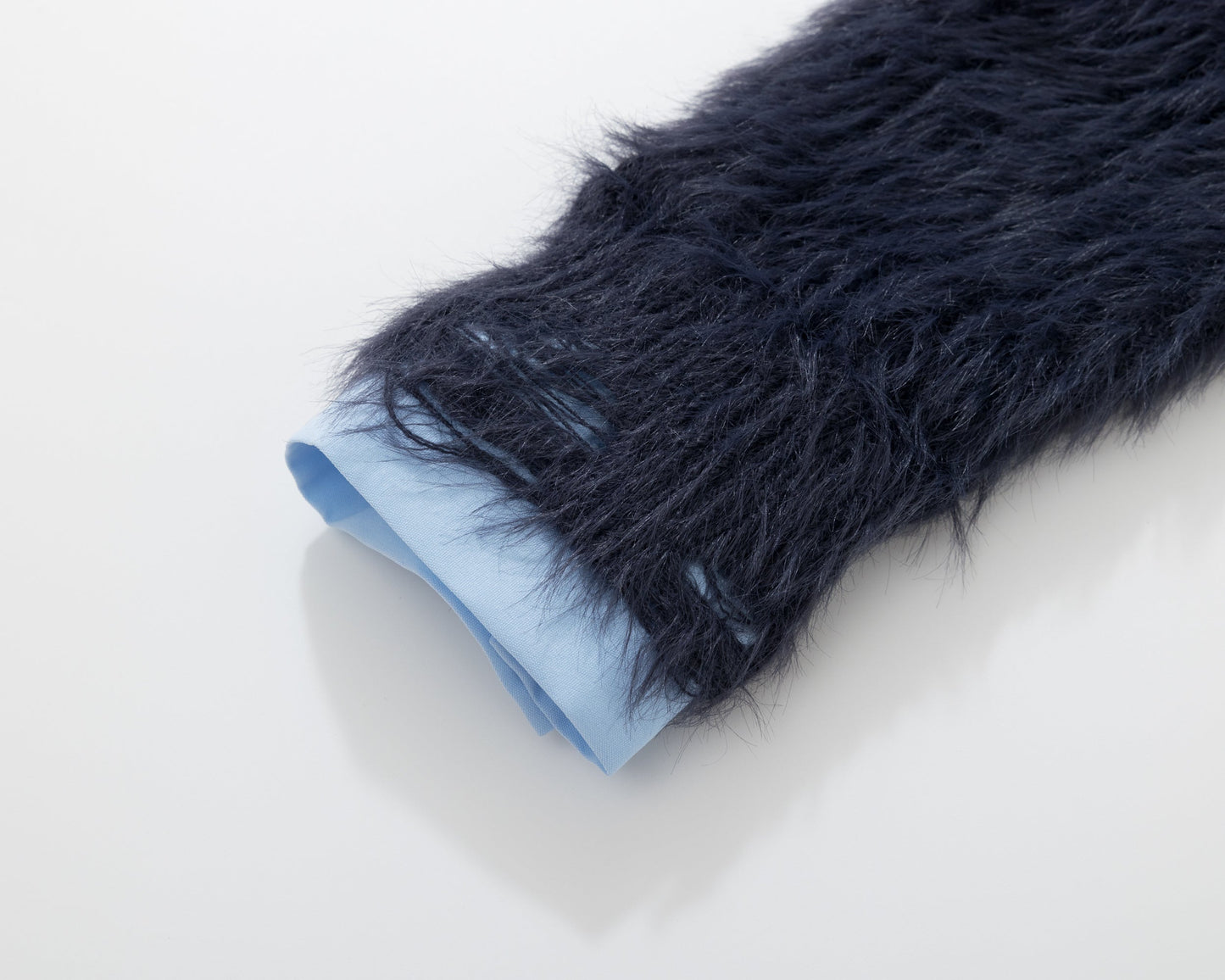 Preppy Fuzz | Mock-Layered Tie Collar Sweater