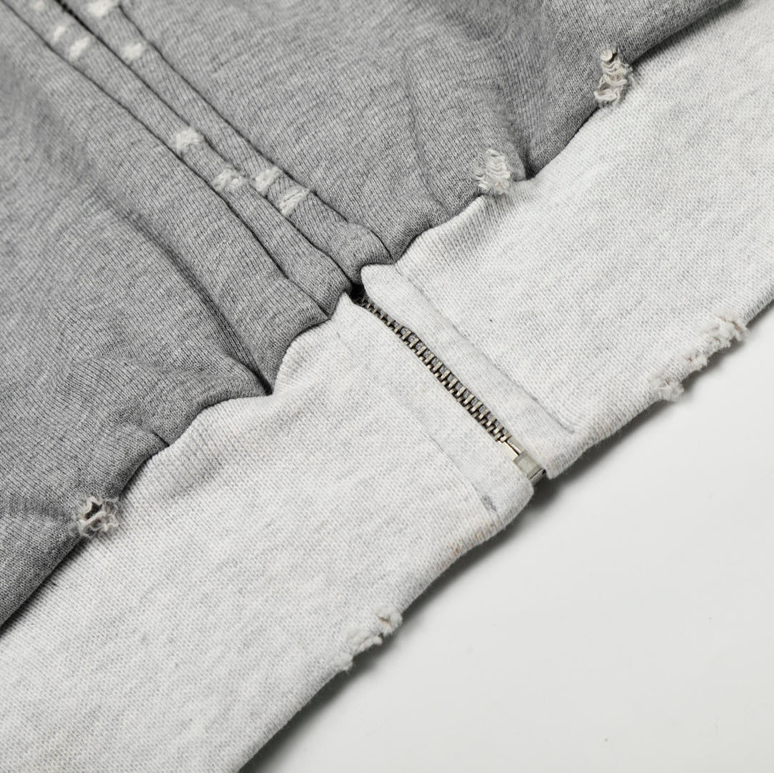 Bleg Varsity Patch Zip Hoodie