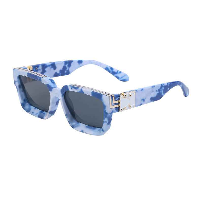 Millionaire Style Sunglasses Men Fashion Trendy Sunglasses Women High-End Square Frame Sunglasses