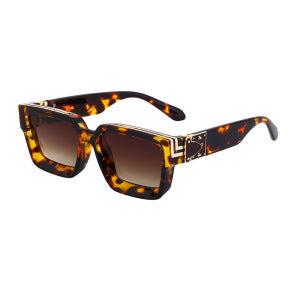Millionaire Style Sunglasses Men Fashion Trendy Sunglasses Women High-End Square Frame Sunglasses