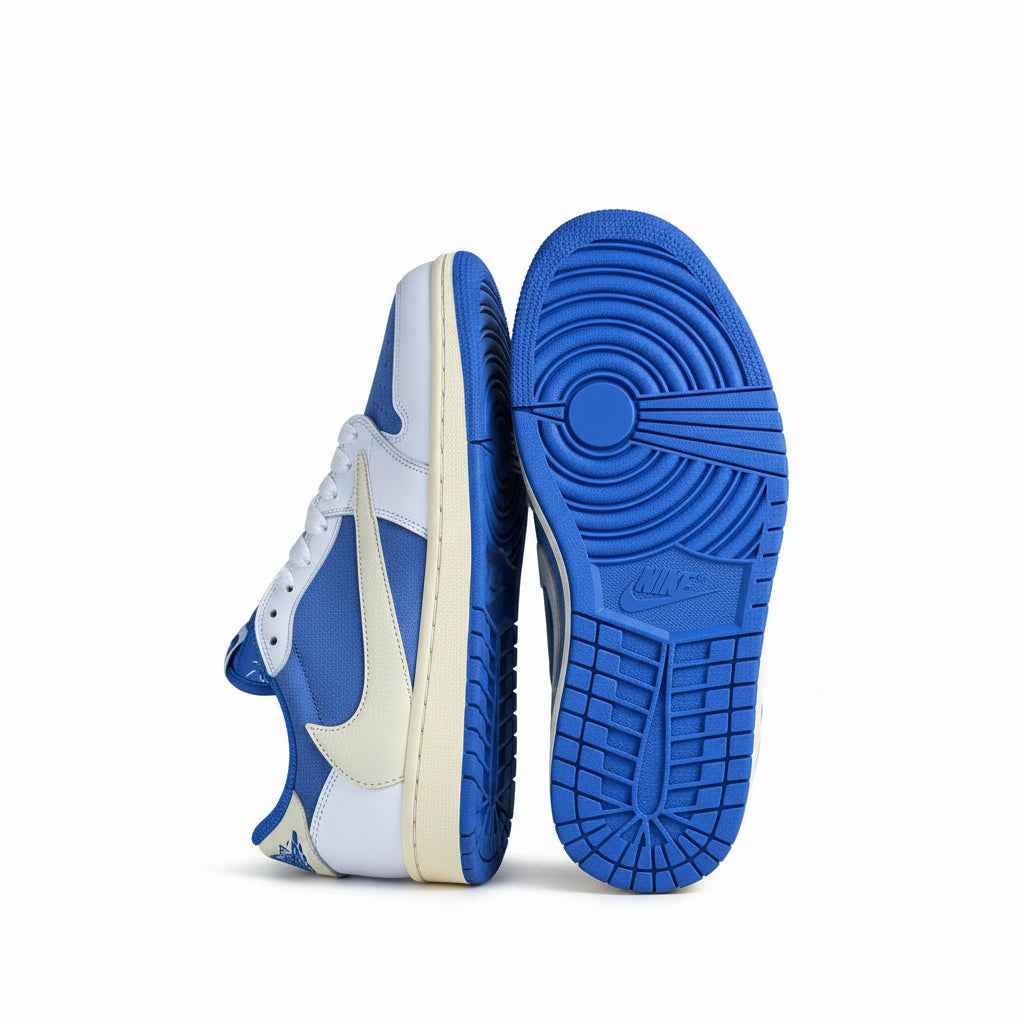 Air Jordan 1 Travis Scott Edition Heritage - Limited Azure Blue & Frost White