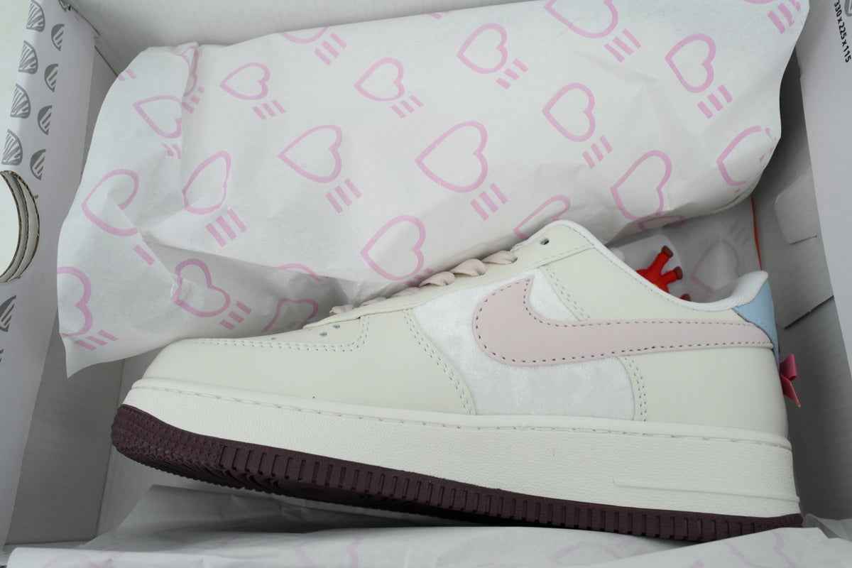 LUW Select: Wmns Air Force 1 'Valentine's Day' - Cream, White & Soft Pink Edition