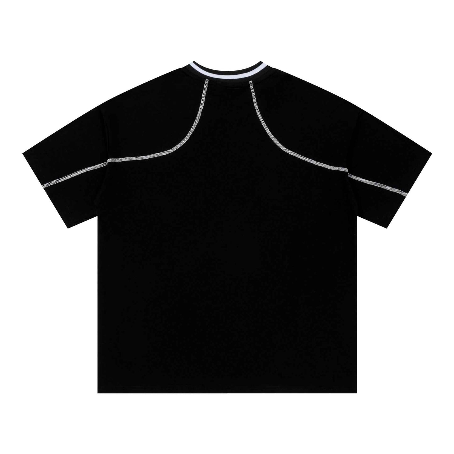 Letter printed short sleeved shirt