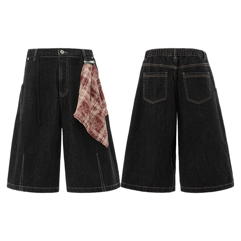 Bandana Detail | Denim Shorts