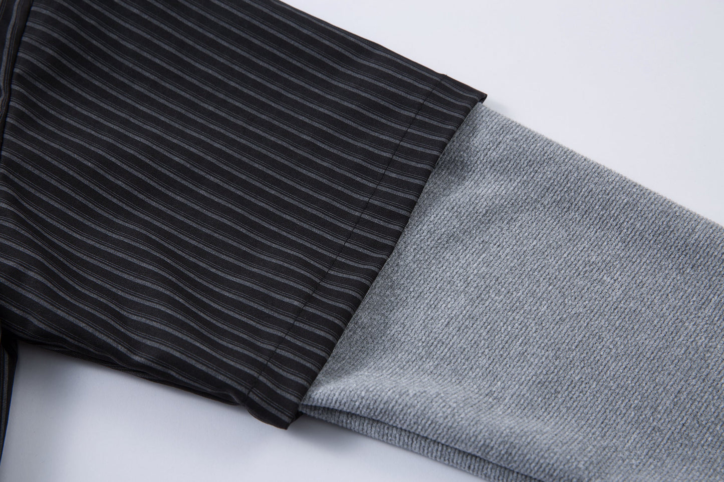 Striped Layered Design | Casual Sweatshirt