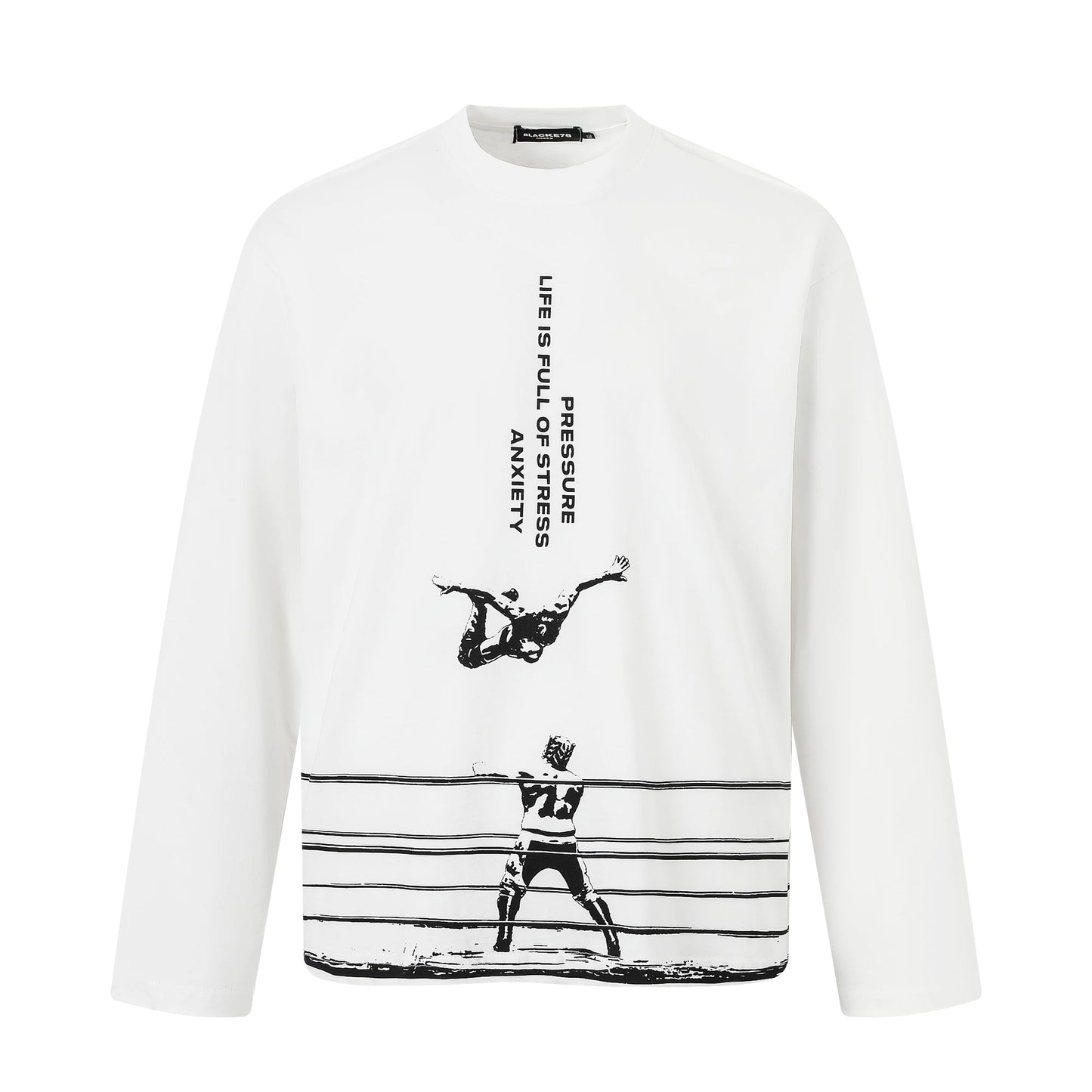 Wrestling Graphic Print | Streetwear Sweatshirt