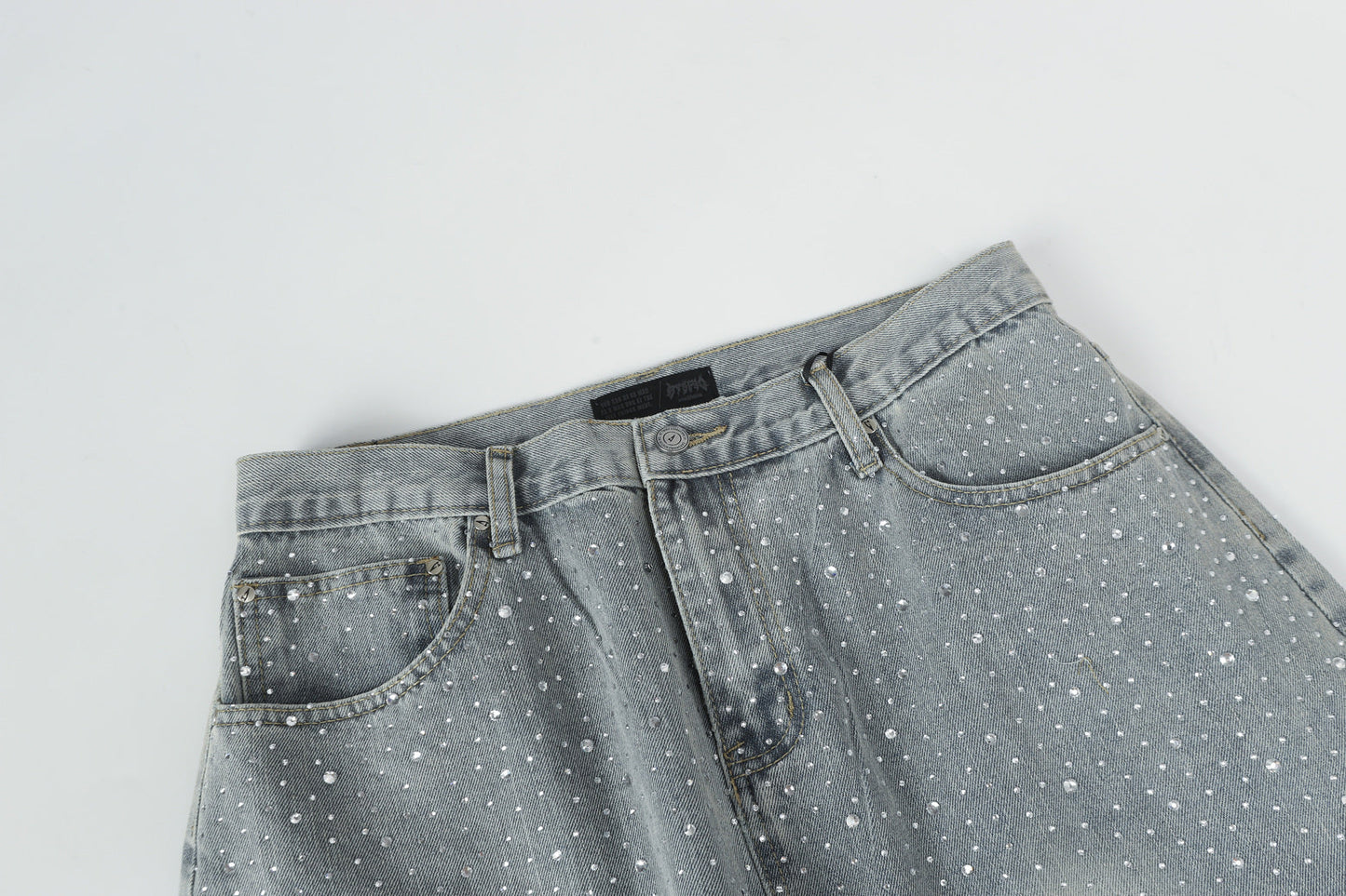 Sparkling Rhinestone | Denim jeans