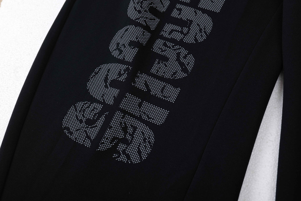 Dark Street Letter Flame Sweatpants
