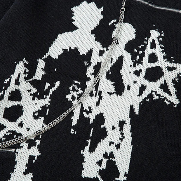 The Industrial Link Star Sweater