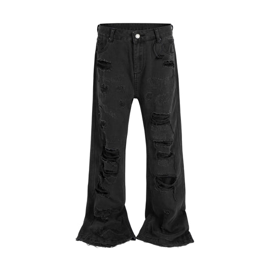 DARK DESTROYED DENIM