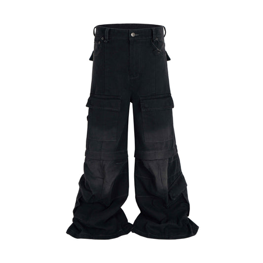NOIR CONVERT CARGO DENIM