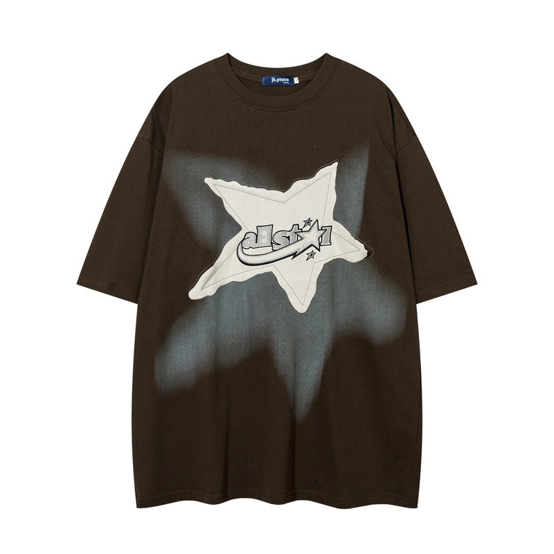 Star Patch | Hip Hop T-Shirt