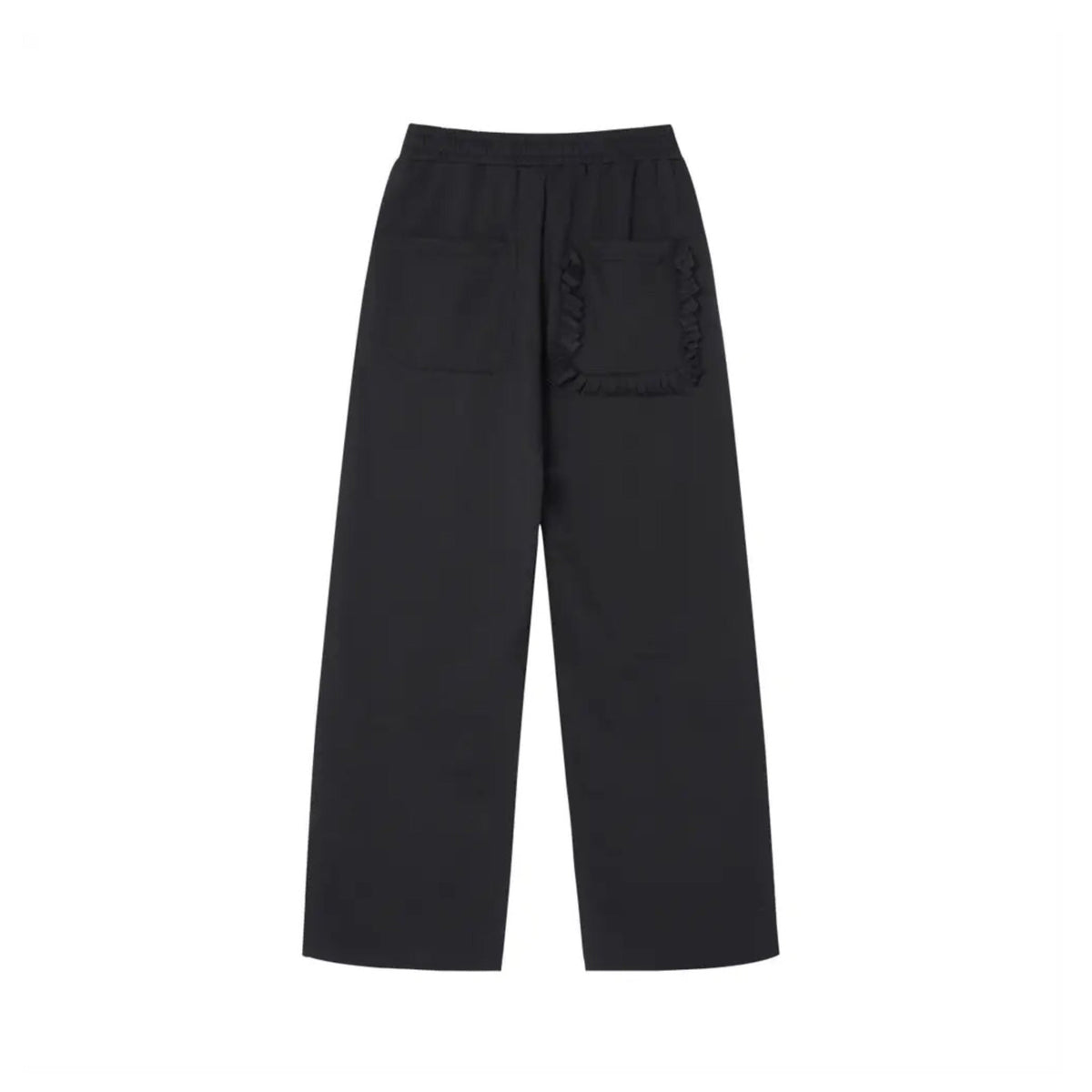 Spliced Button Patchwork Pants