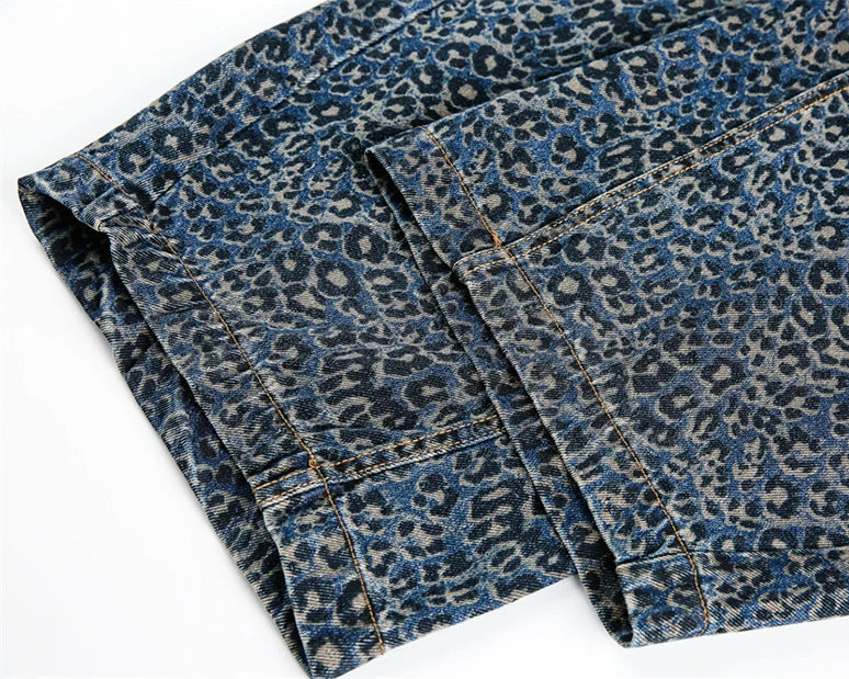 Leopard Legacy Wide-Leg Jeans
