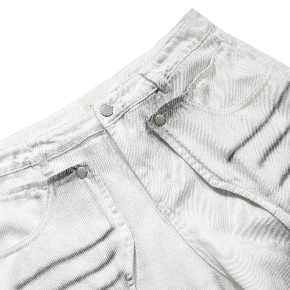 Cipher White Layered Cargo Pants
