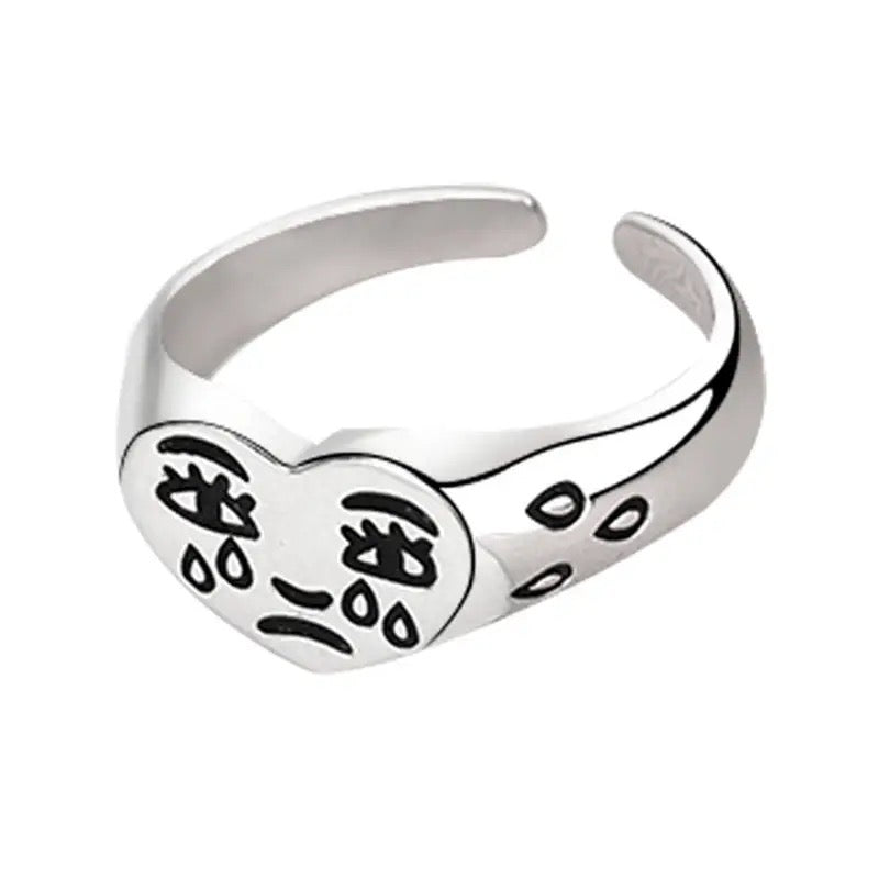 Cry Face Ring