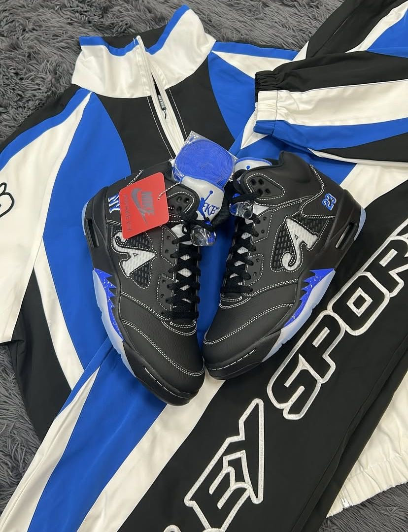 Awake NY x Air Jordan 5 "Black/Racer Blue" AIR JORDAN