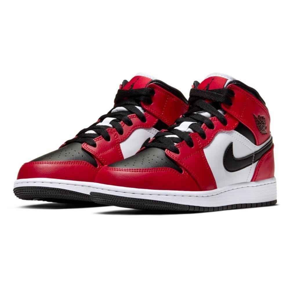 Air Jordan 1 Mid Chicago Black Toe GS - Style Meets Comfort