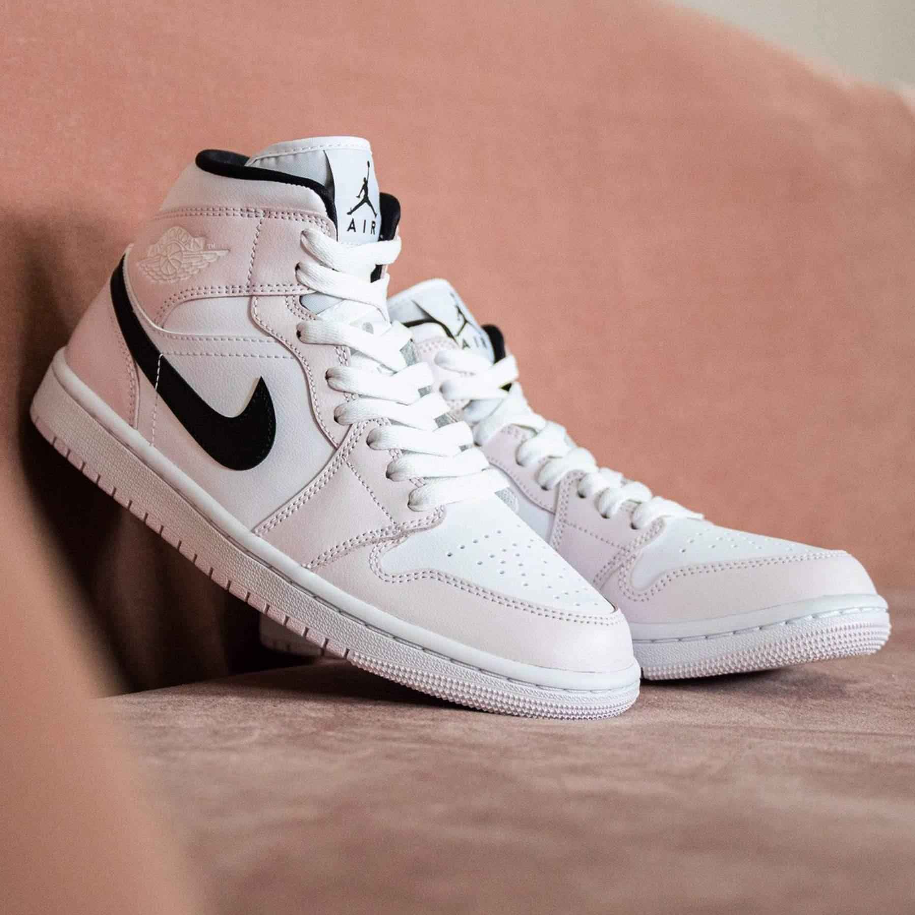 Air Jordan 1 Barely Rose - Stylish Comfort for Women