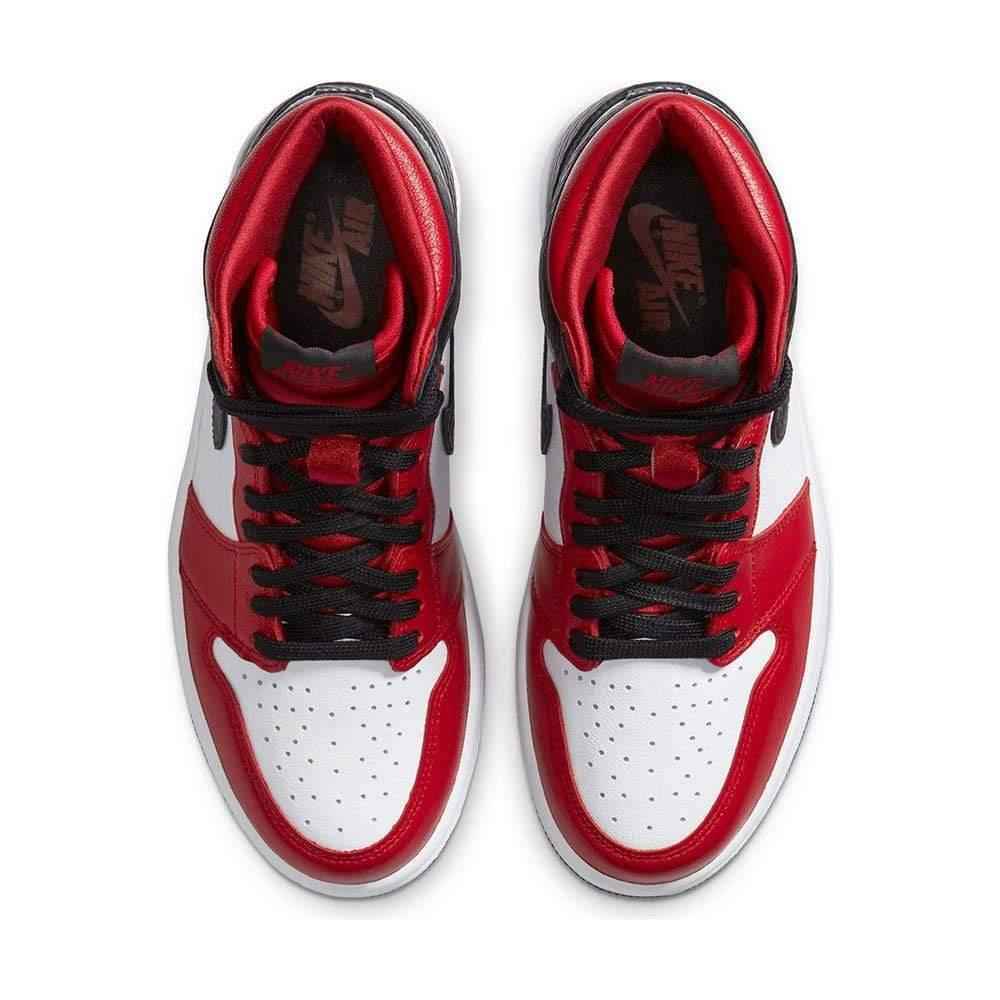 Air Jordan 1 High Satin Snake Chicago - Stylish Retro Sneaker for Women