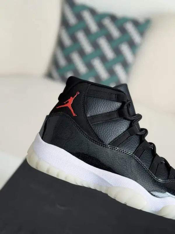 Air Jordan 11 “Bred” Black, Red & White – - OMYGOODS