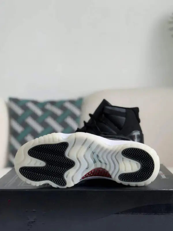 Air Jordan 11 “Bred” Black, Red & White – - OMYGOODS