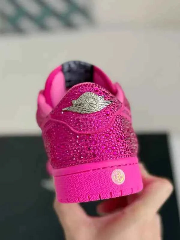 Air Jordan 1 Low “Pink Pop” Hot Pink - Shine Bright in Style