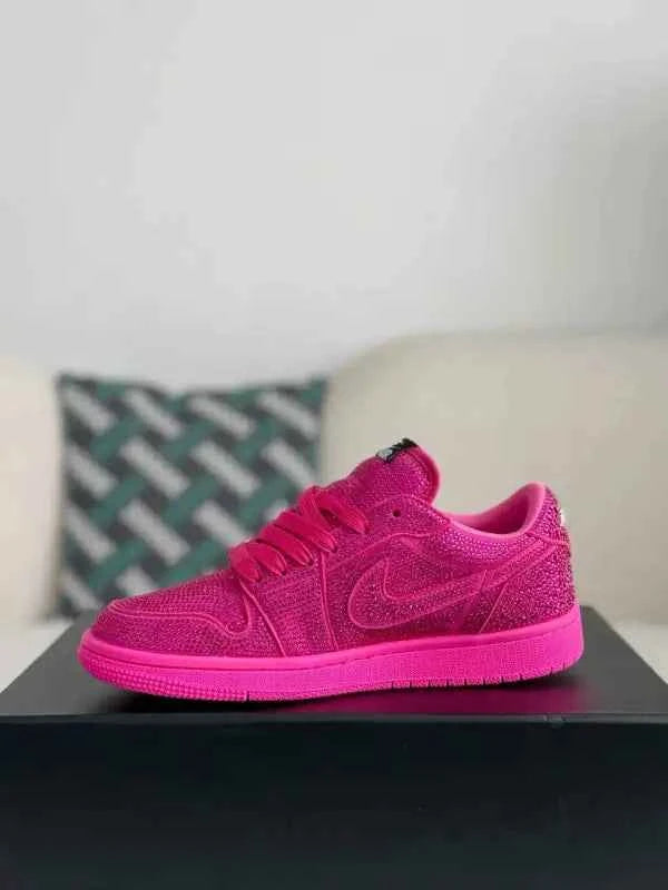 Air Jordan 1 Low “Pink Pop” Hot Pink - Shine Bright in Style