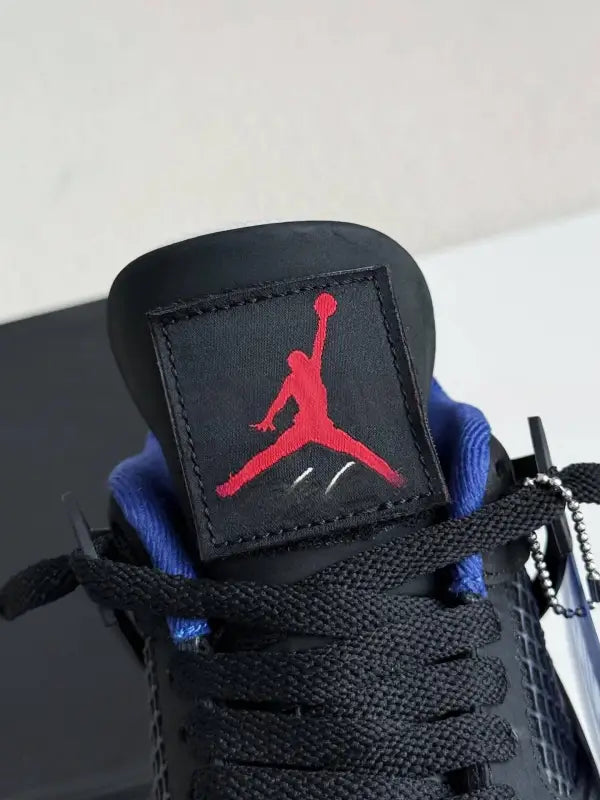 Air Jordan 4 Retro ‘Rare Air’ in Black, Royal Blue, and Red - OMYGOODS