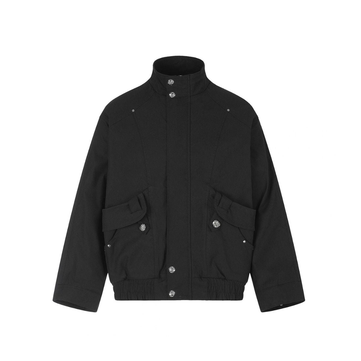 Apex High-Neck Cargo Bomber Jacket