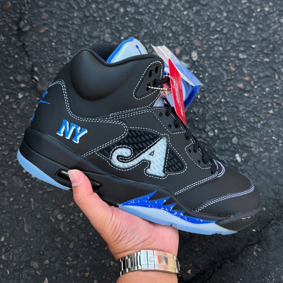 Awake NY x Air Jordan 5 "Black/Racer Blue" AIR JORDAN