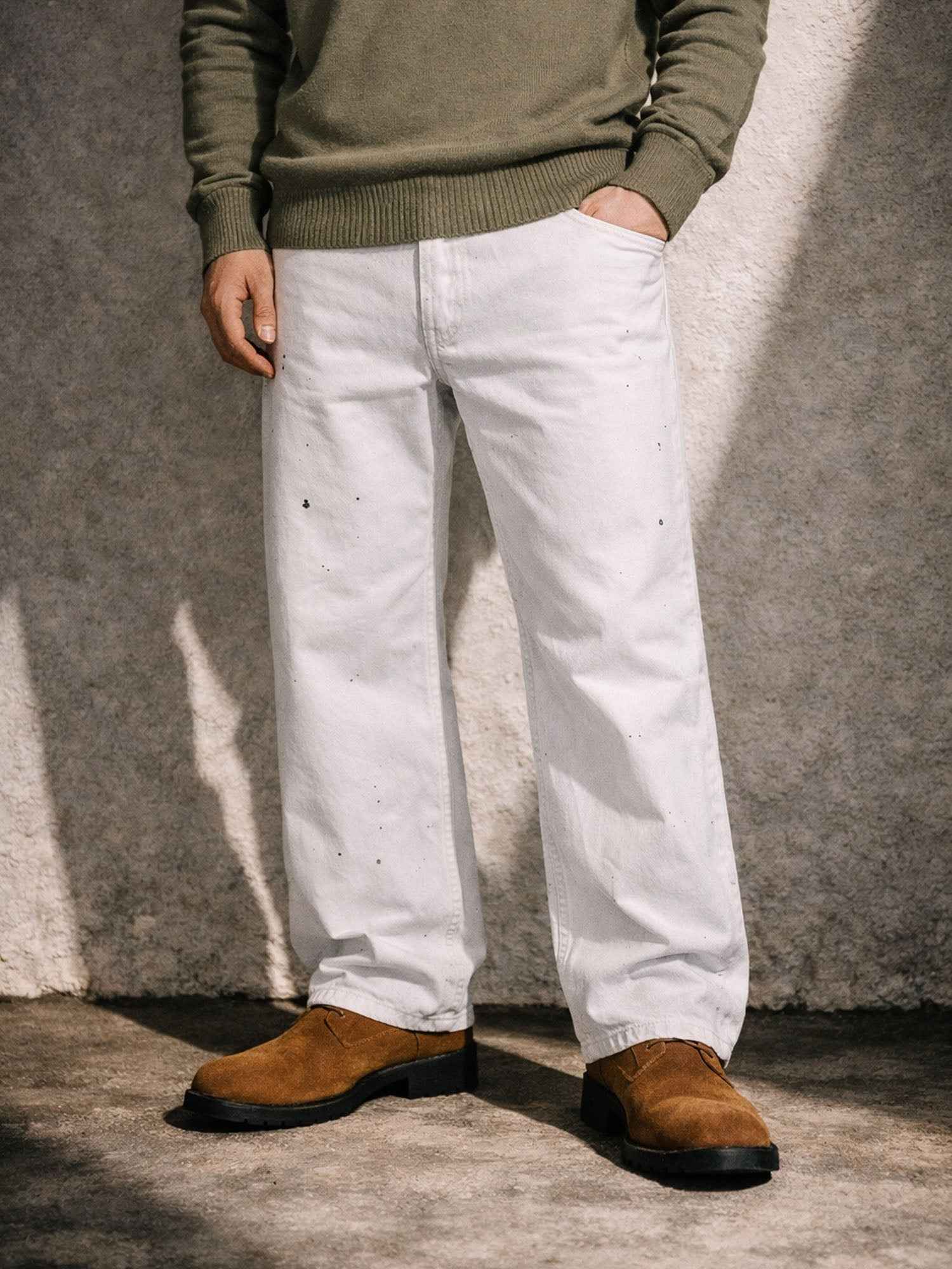 IVORY BOOTCUT DENIM