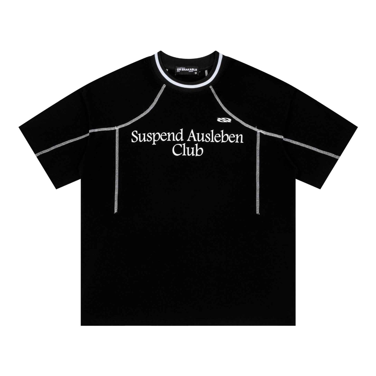 Letter printed short sleeved shirt