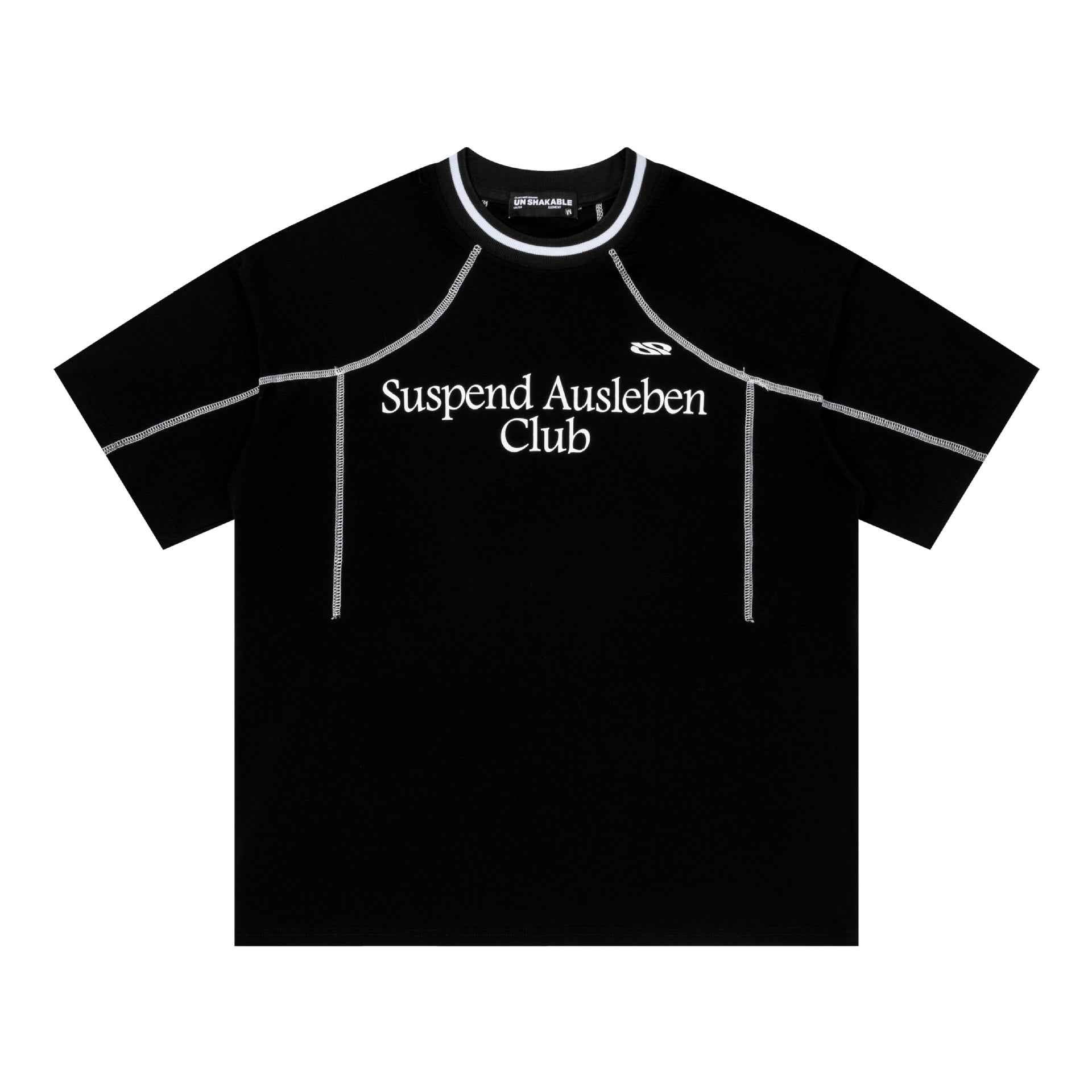 Letter printed short sleeved shirt