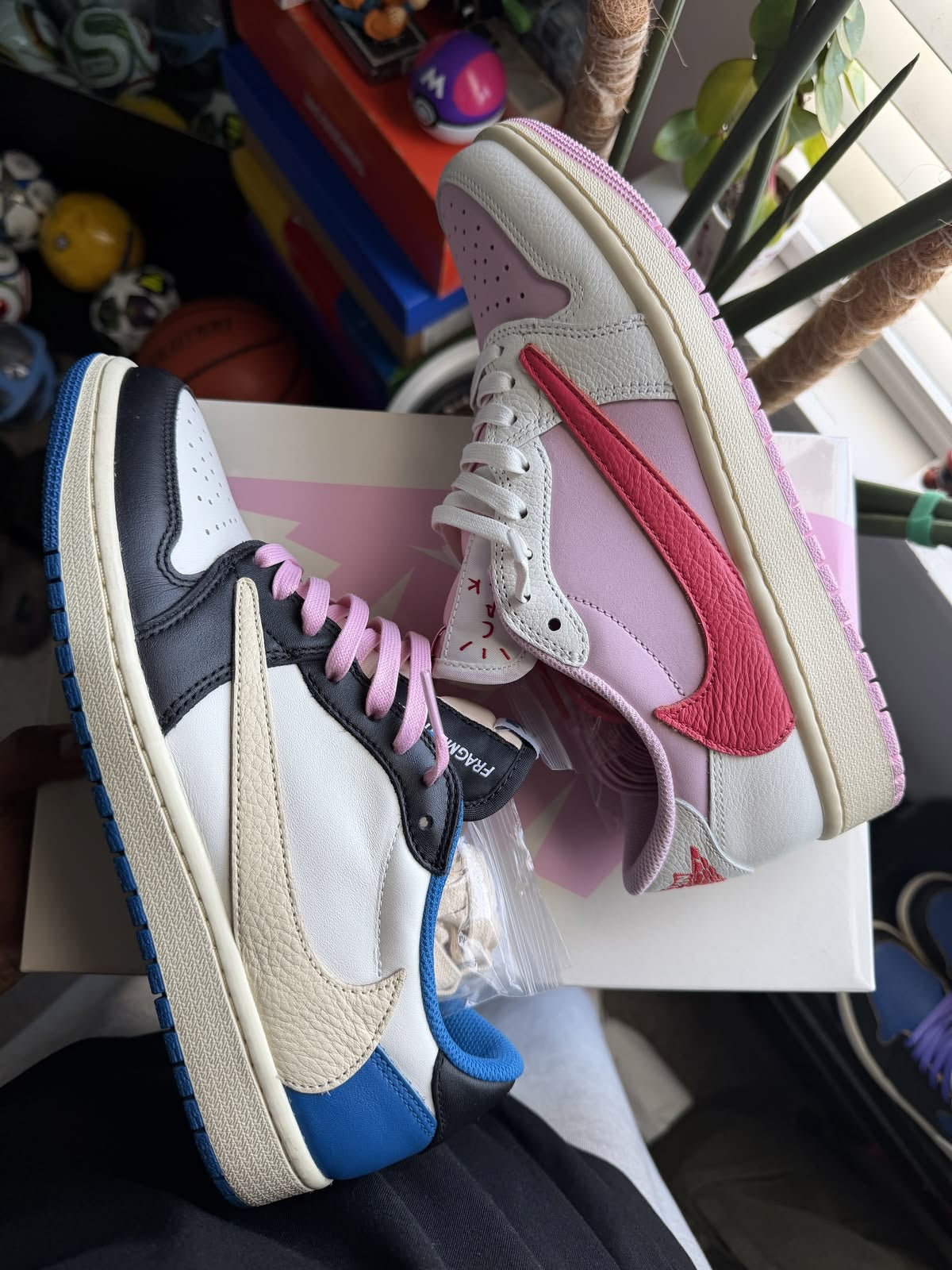 Travis Scott × AJ1 Low "Shy Pink" - Elevate Your Style - OMYGOODS