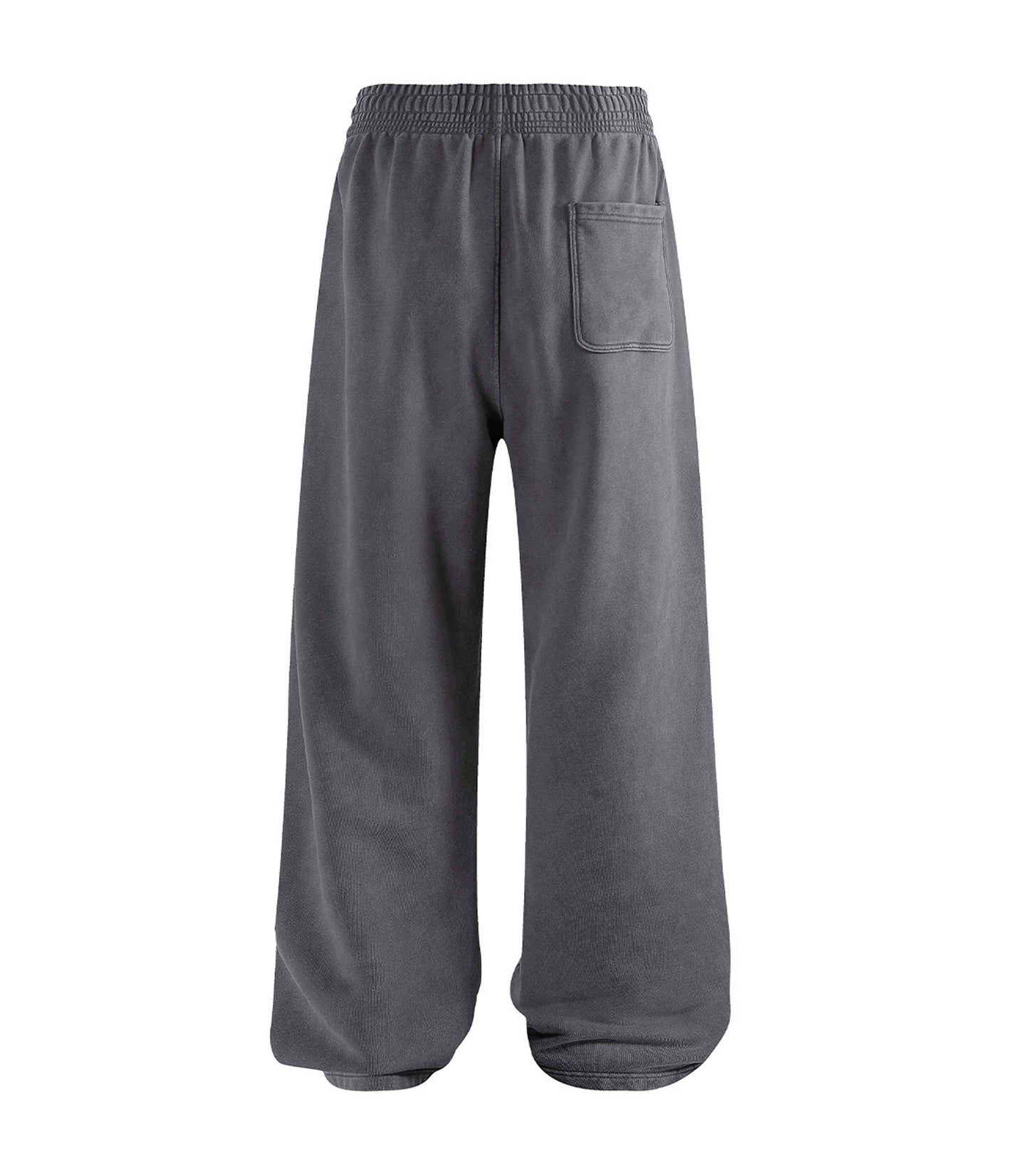 CHARCOAL OVER-DYE SWEATPANTS