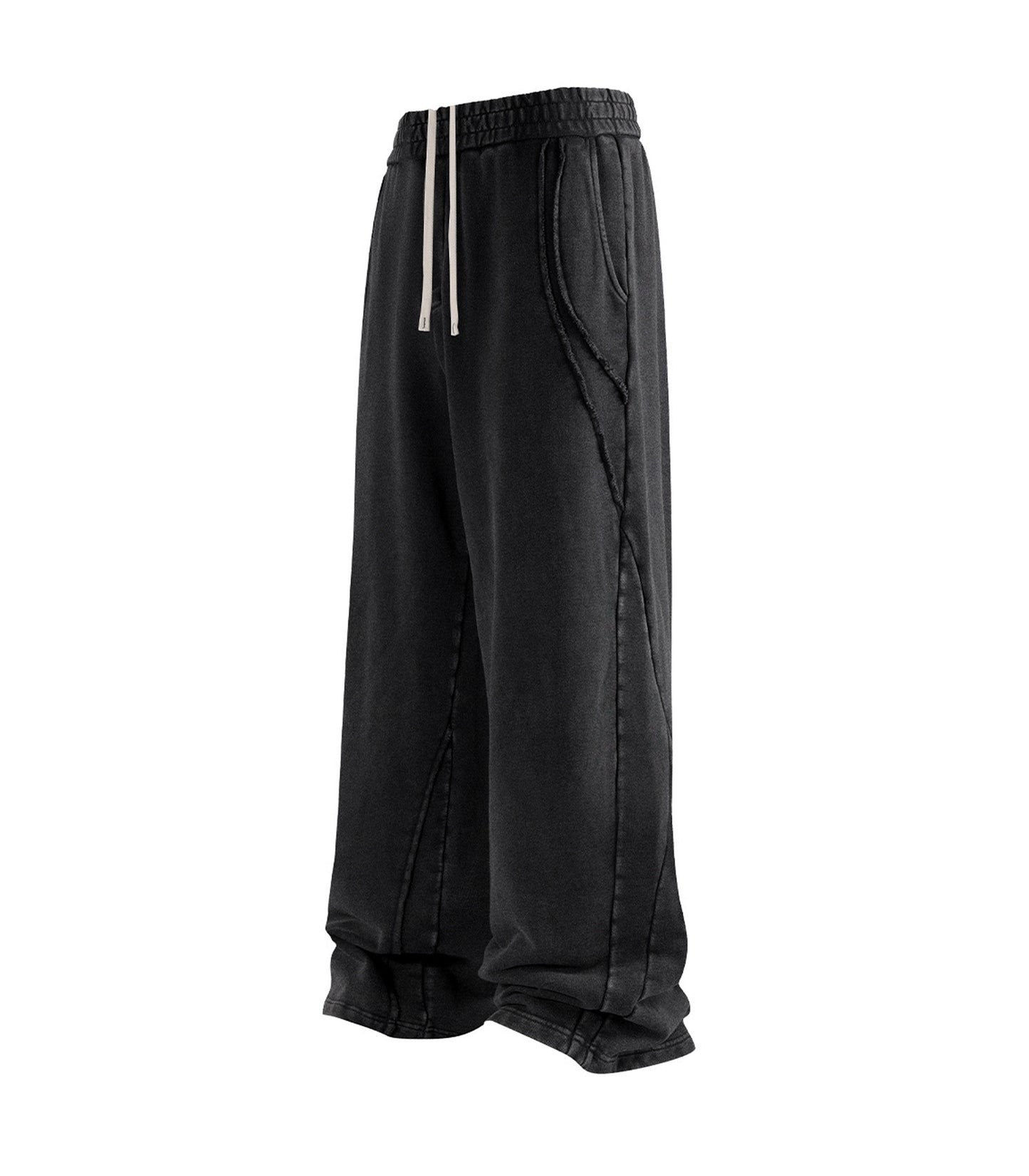 NOIR PANEL SWEATPANTS - JUSTLUXURY