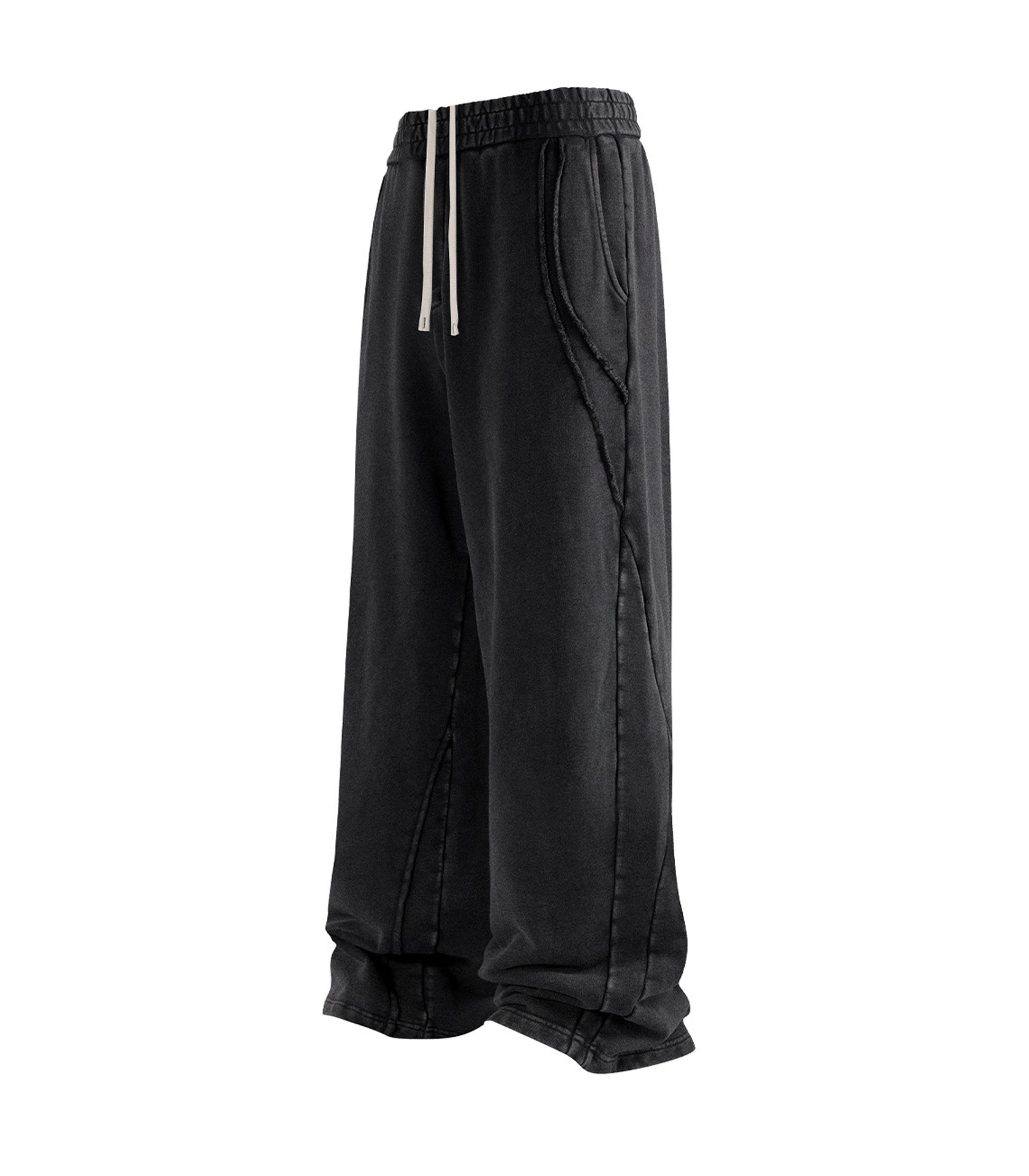 NOIR PANEL SWEATPANTS - JUSTLUXURY