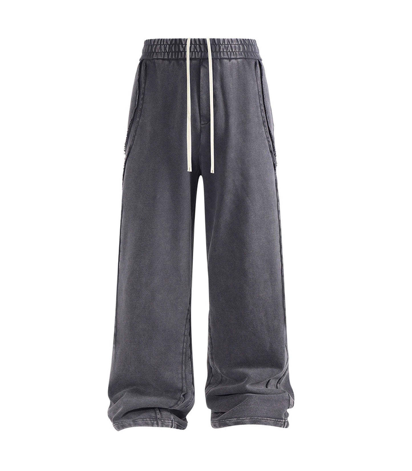 CHARCOAL PANEL SWEATPANTS