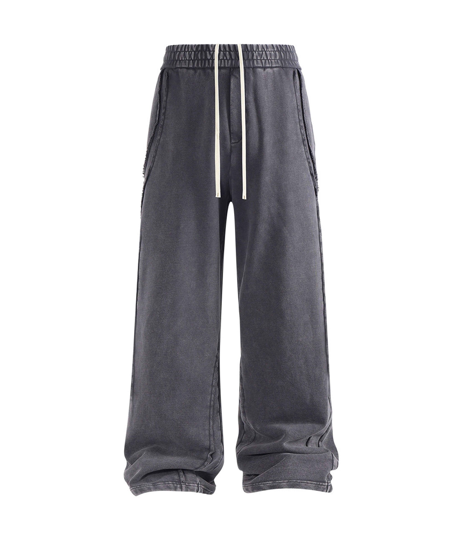 CHARCOAL PANEL SWEATPANTS